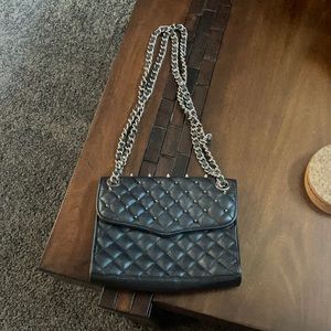 Black studded Rebecca minkoff bag